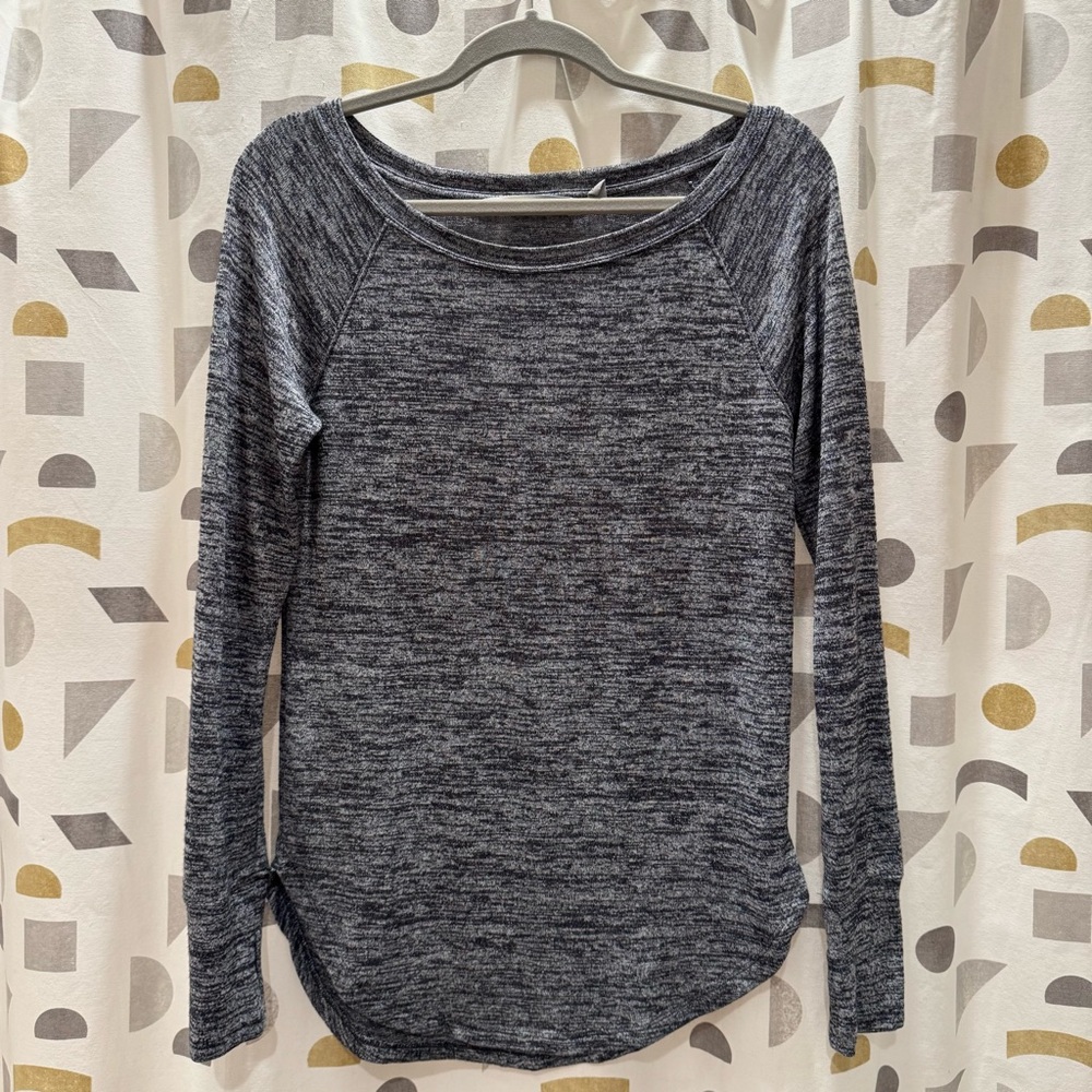 Athleta Long Sleeve Gray Top